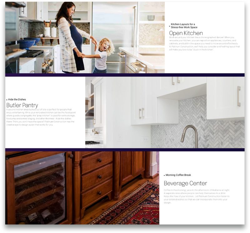 Platinum Construction LLC Redesign DAC page our specialties before Platinum Construction LLC Redesign DAC page our specialties before